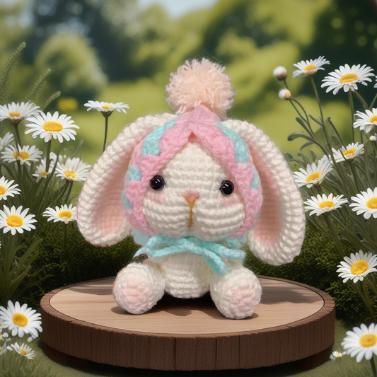 Hand-Crocheted Bunny Doll🐰