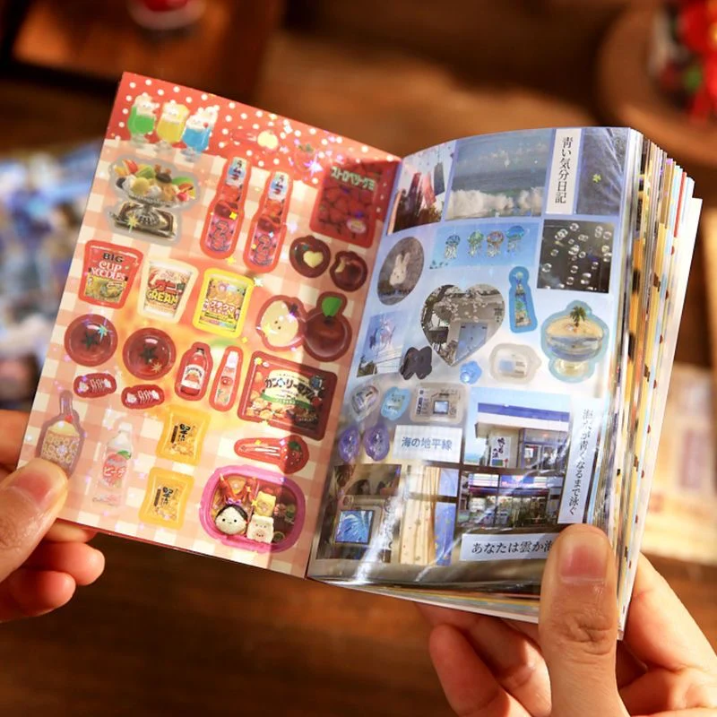 Japanese Dream–core  Retro Sticker Book – 30 Pages – #D1