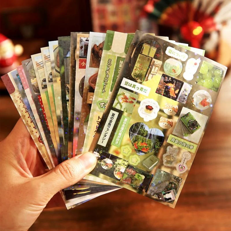 Japanese Dream–core  Retro Sticker Book – 30 Pages – #D1