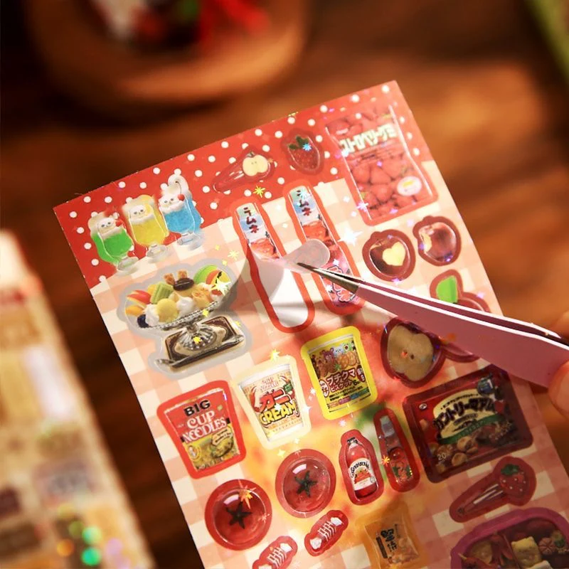 Japanese Dream–core  Retro Sticker Book – 30 Pages – #D1