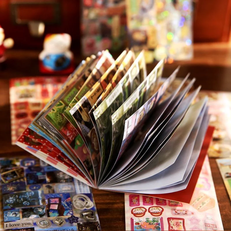 Japanese Dream–core  Retro Sticker Book – 30 Pages – #D1