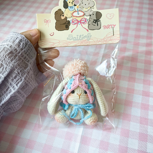 Hand-Crocheted Bunny Doll🐰