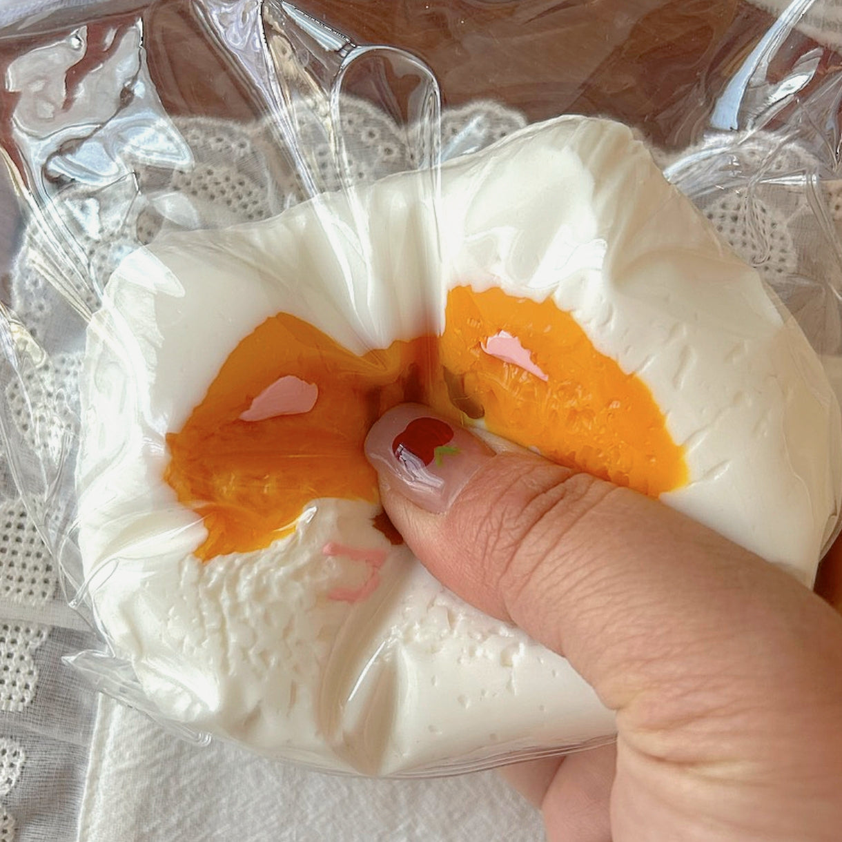 Orange Kitten Taba Squishy