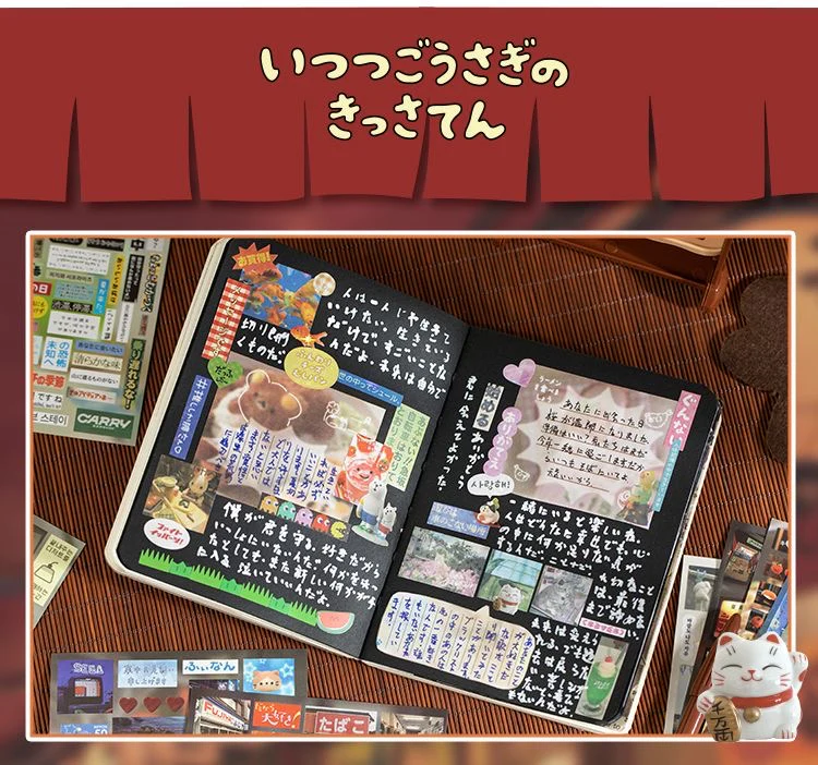 The Sound of Memories Retro Sticker Book – 30 Pages, 990 Pcs - #M1