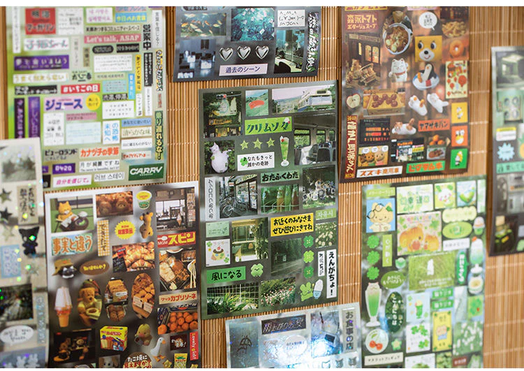 The Sound of Memories Retro Sticker Book – 30 Pages, 990 Pcs - #M1