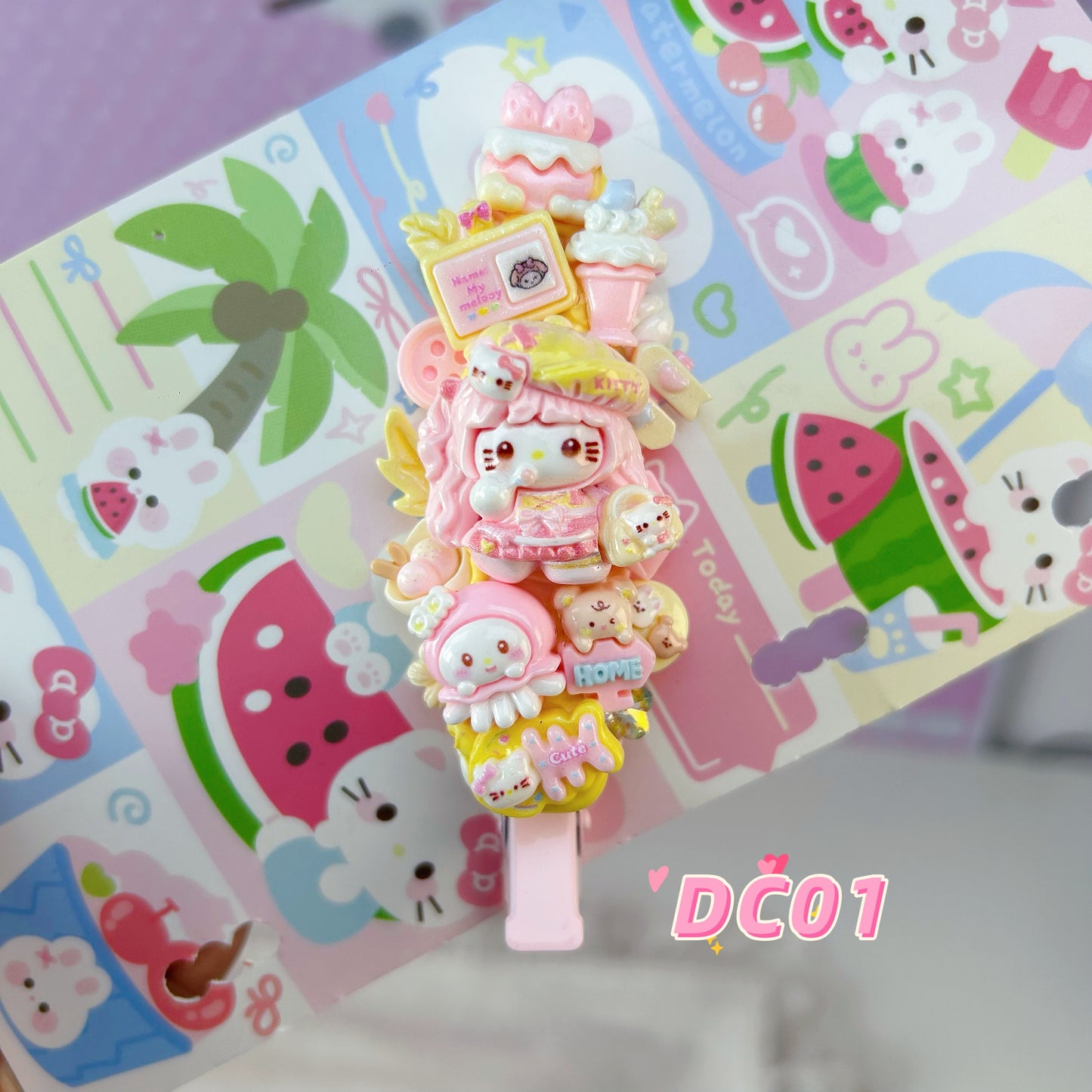 DC01 Decoden Long Hair Clip