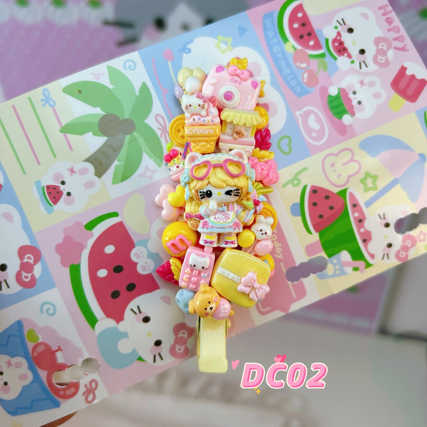 DC02 Decoden Long Hair Clip