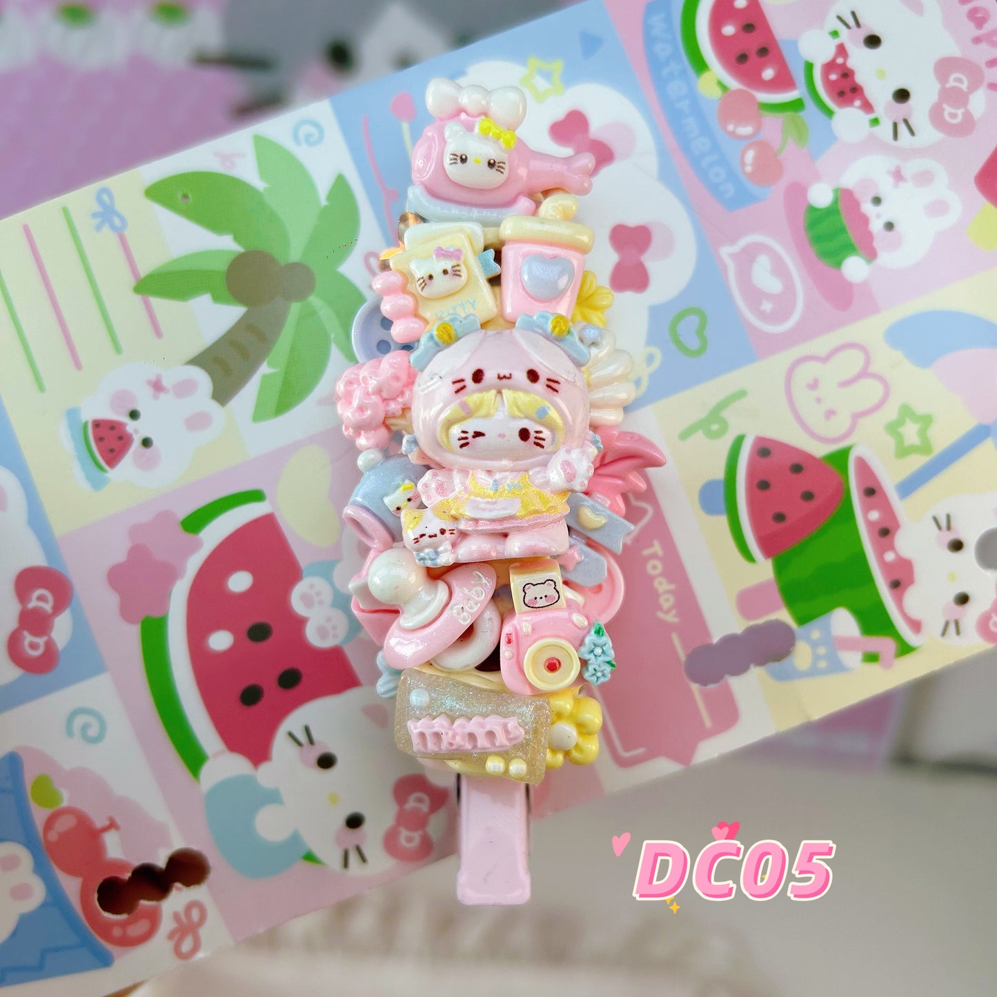 DC05 Decoden Long Hair Clip