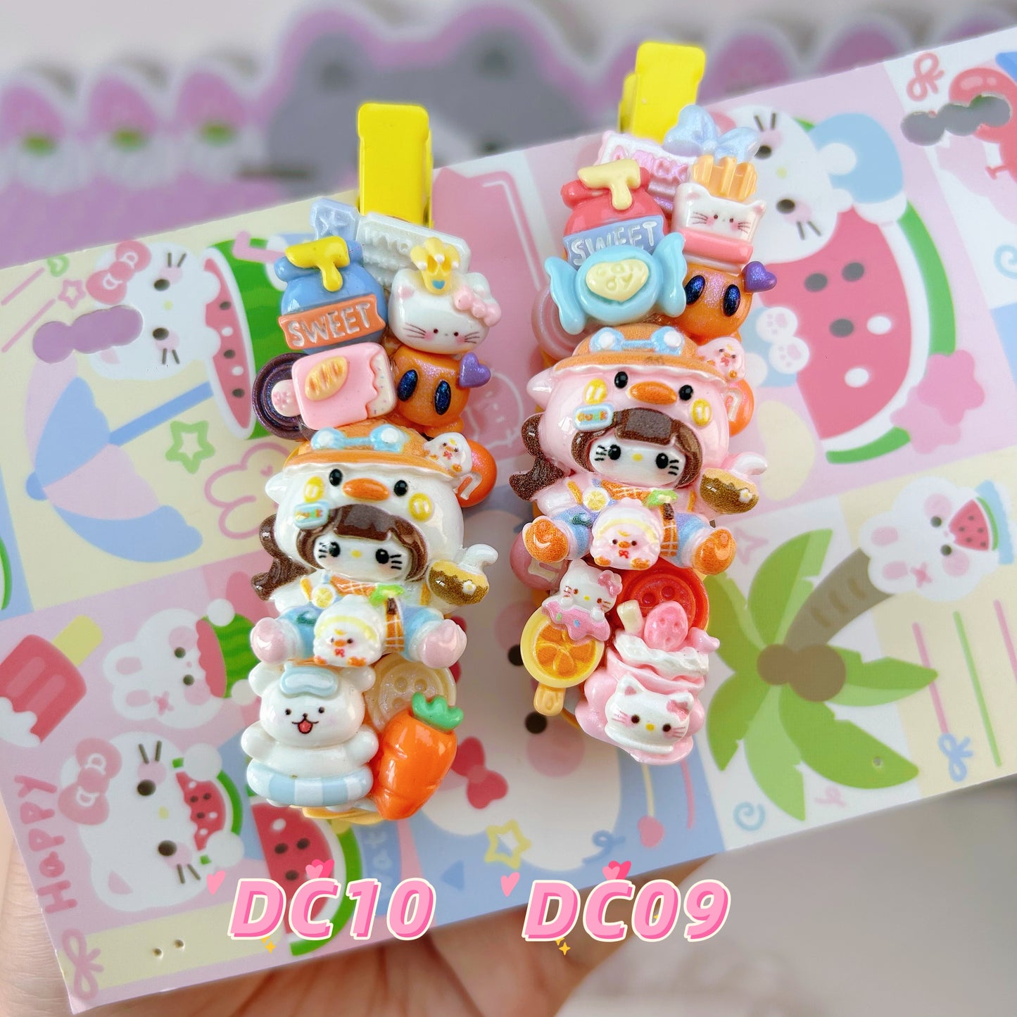 DC09 Decoden Long Hair Clip