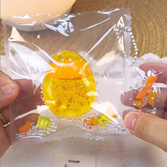 Orange Handmade Squishy Ball